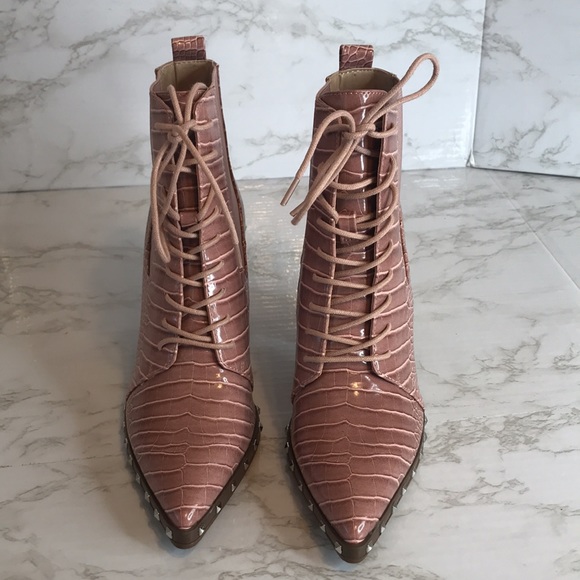 Charles By Charles David Debate studded chunky block heel Booties size 8 - Picture 3 of 11